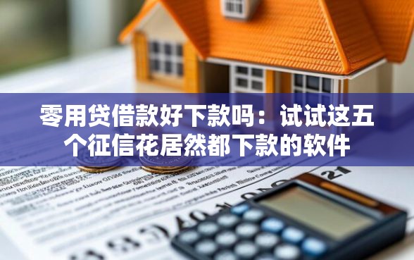 零用贷借款好下款吗：试试这五个征信花居然都下款的软件