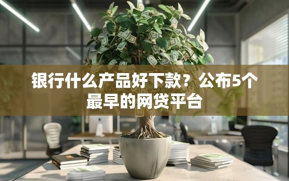 银行什么产品好下款？公布5个最早的网贷平台