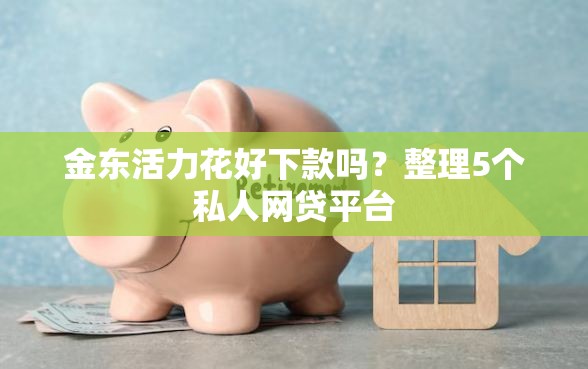 金东活力花好下款吗？整理5个私人网贷平台