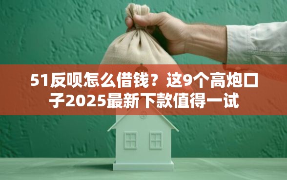 51反呗怎么借钱？这9个高炮口子2025最新下款值得一试