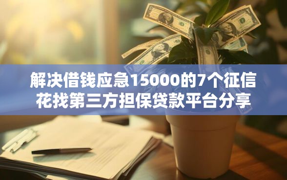 解决借钱应急15000的7个征信花找第三方担保贷款平台分享
