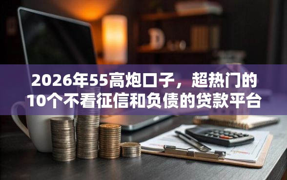 2026年55高炮口子，超热门的10个不看征信和负债的贷款平台推荐