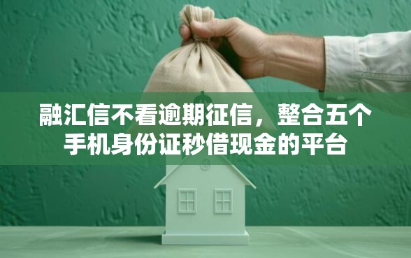 融汇信不看逾期征信，整合五个手机身份证秒借现金的平台