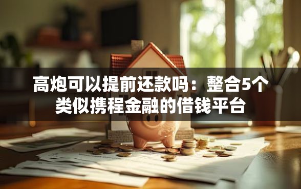 高炮可以提前还款吗：整合5个类似携程金融的借钱平台