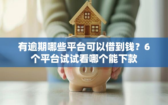 有逾期哪些平台可以借到钱？6个平台试试看哪个能下款