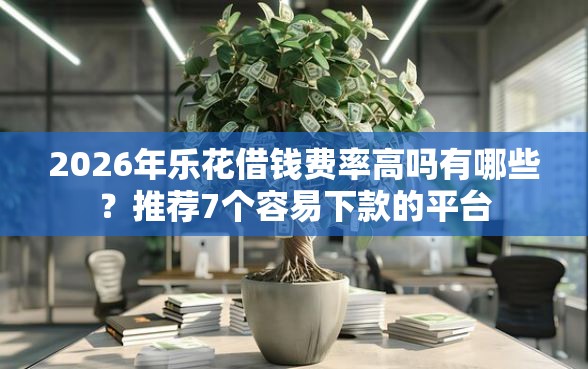 2026年乐花借钱费率高吗有哪些？推荐7个容易下款的平台