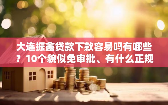 大连振鑫贷款下款容易吗有哪些？10个貌似免审批、有什么正规的借钱平台合集