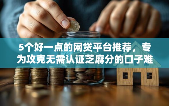 5个好一点的网贷平台推荐，专为攻克无需认证芝麻分的口子难题