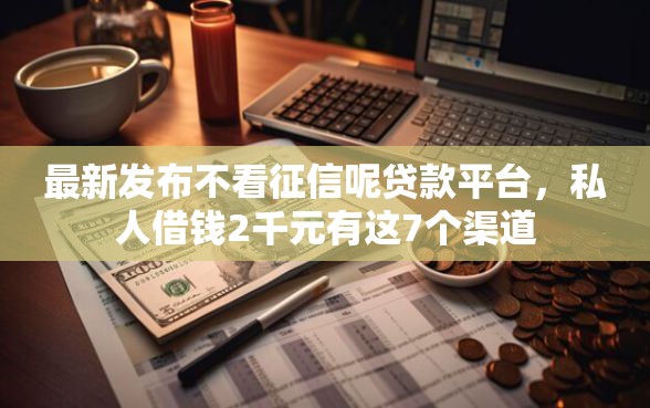 最新发布不看征信呢贷款平台，私人借钱2千元有这7个渠道