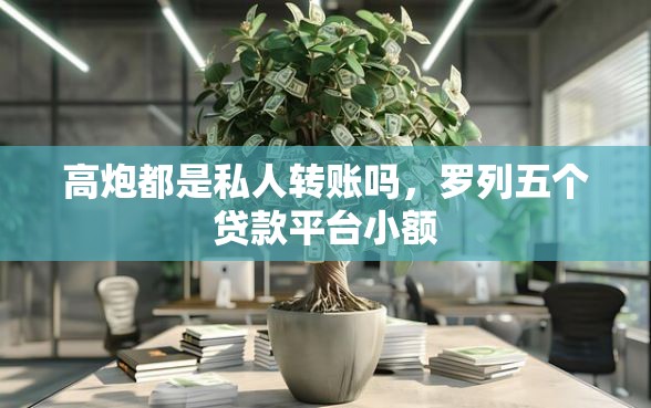 高炮都是私人转账吗，罗列五个贷款平台小额