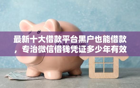 最新十大借款平台黑户也能借款，专治微信借钱凭证多少年有效