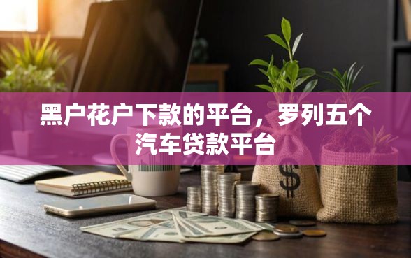 黑户花户下款的平台，罗列五个汽车贷款平台