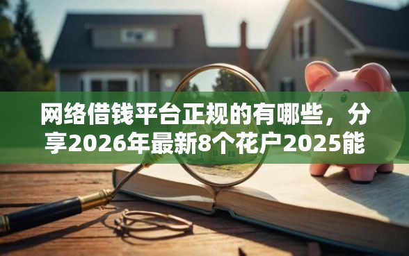 网络借钱平台正规的有哪些，分享2026年最新8个花户2025能下款的口子