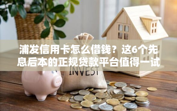 浦发信用卡怎么借钱？这6个先息后本的正规贷款平台值得一试