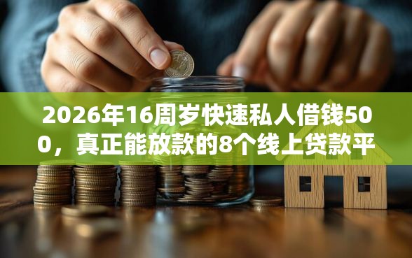 2026年16周岁快速私人借钱500，真正能放款的8个线上贷款平台推荐