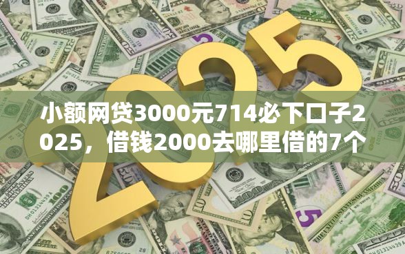 小额网贷3000元714必下口子2025，借钱2000去哪里借的7个平台介绍