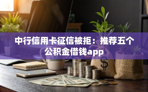 中行信用卡征信被拒：推荐五个公积金借钱app