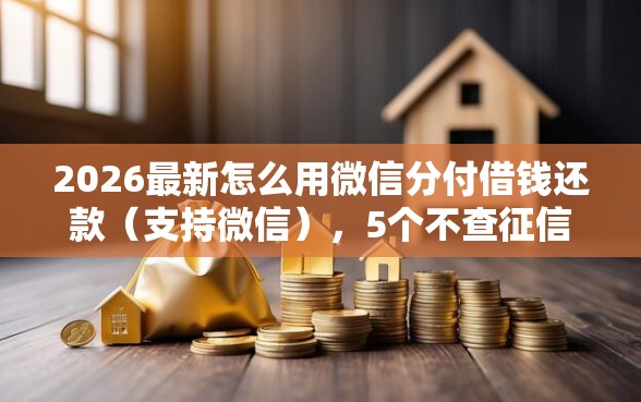 2026最新怎么用微信分付借钱还款（支持微信），5个不查征信的口子无私分享