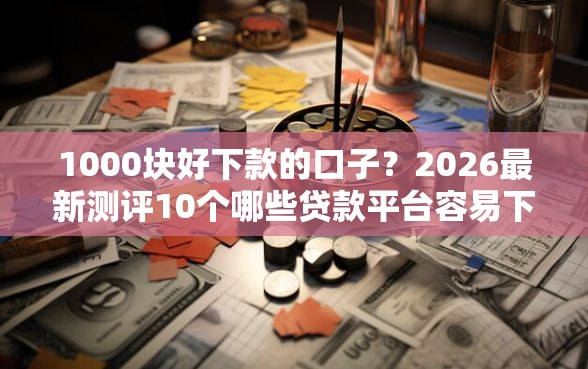 1000块好下款的口子？2026最新测评10个哪些贷款平台容易下款