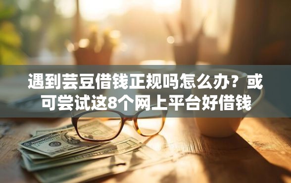 遇到芸豆借钱正规吗怎么办？或可尝试这8个网上平台好借钱