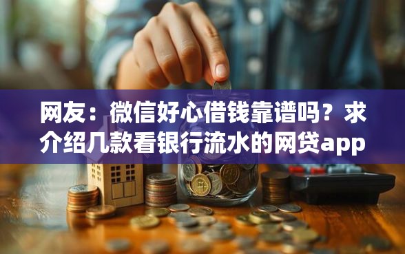 网友：微信好心借钱靠谱吗？求介绍几款看银行流水的网贷app