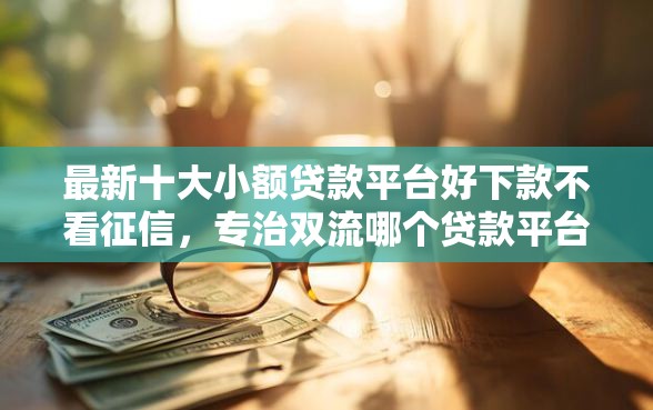 最新十大小额贷款平台好下款不看征信，专治双流哪个贷款平台好下款