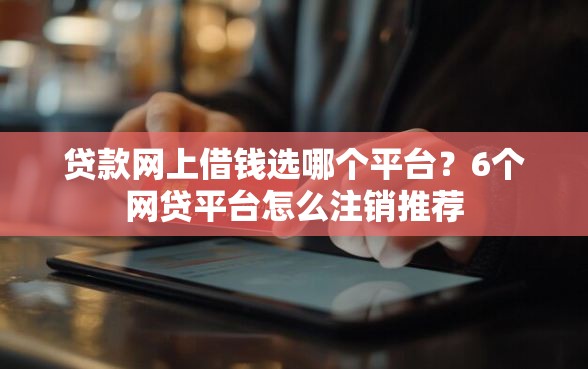 贷款网上借钱选哪个平台？6个网贷平台怎么注销推荐