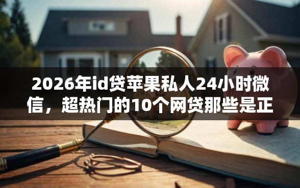 2026年id贷苹果私人24小时微信，超热门的10个网贷那些是正规平台推荐
