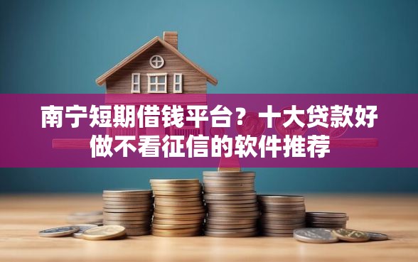 南宁短期借钱平台？十大贷款好做不看征信的软件推荐