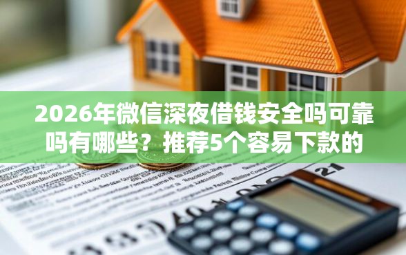 2026年微信深夜借钱安全吗可靠吗有哪些？推荐5个容易下款的平台
