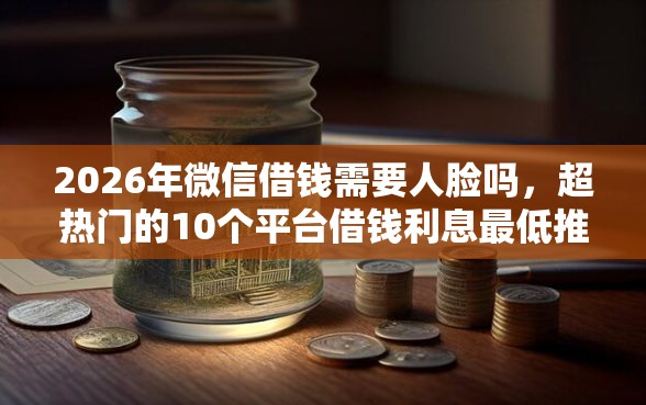 2026年微信借钱需要人脸吗，超热门的10个平台借钱利息最低推荐