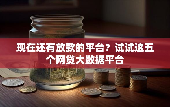 现在还有放款的平台？试试这五个网贷大数据平台