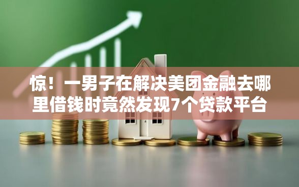 惊！一男子在解决美团金融去哪里借钱时竟然发现7个贷款平台容易借又安全利息低，事后分享了出来