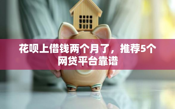 花呗上借钱两个月了，推荐5个网贷平台靠谱