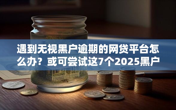 遇到无视黑户逾期的网贷平台怎么办？或可尝试这7个2025黑户网贷必下款的平台