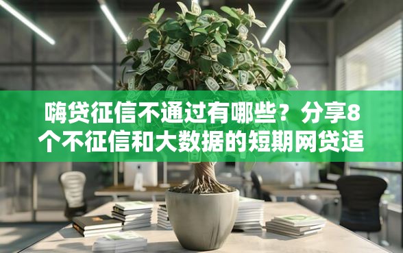 嗨贷征信不通过有哪些？分享8个不征信和大数据的短期网贷适合58岁的平台