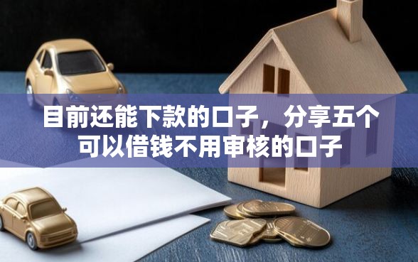 目前还能下款的口子，分享五个可以借钱不用审核的口子