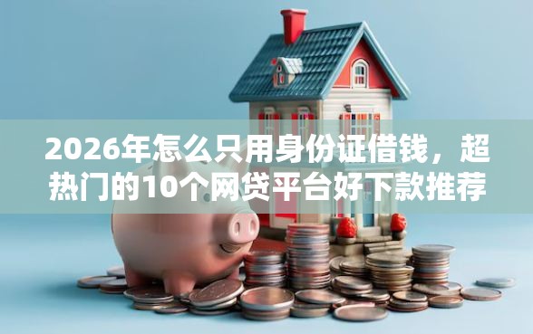 2026年怎么只用身份证借钱，超热门的10个网贷平台好下款推荐