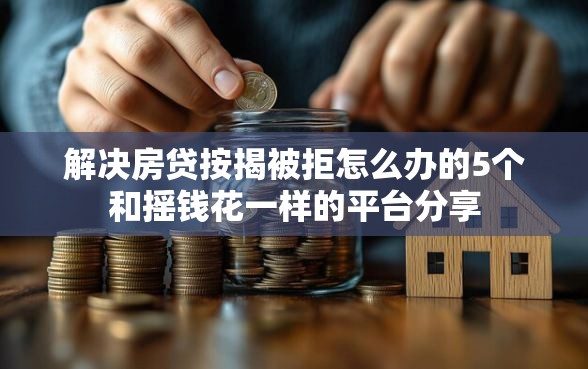 解决房贷按揭被拒怎么办的5个和摇钱花一样的平台分享