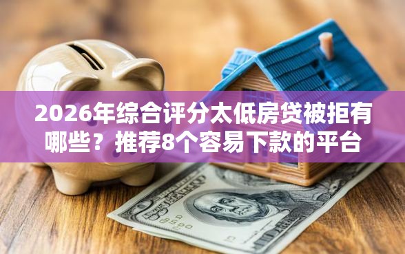 2026年综合评分太低房贷被拒有哪些？推荐8个容易下款的平台