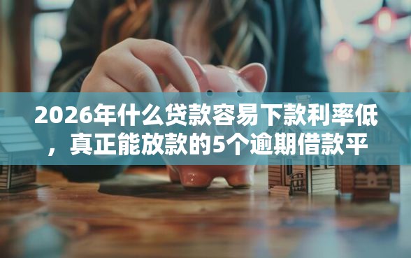 2026年什么贷款容易下款利率低，真正能放款的5个逾期借款平台推荐