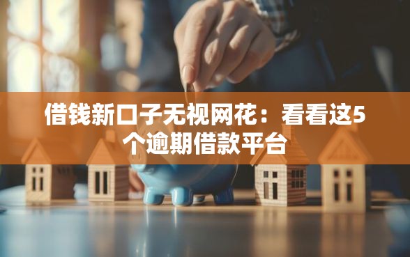 借钱新口子无视网花：看看这5个逾期借款平台