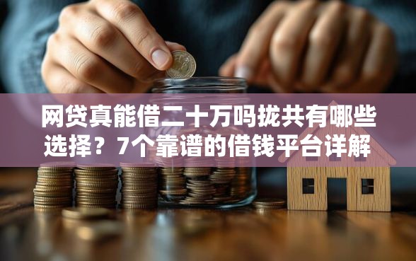 网贷真能借二十万吗拢共有哪些选择？7个靠谱的借钱平台详解