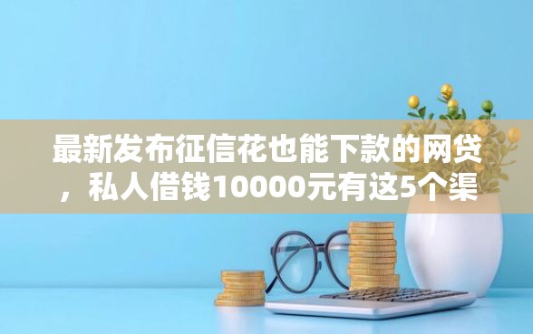 最新发布征信花也能下款的网贷，私人借钱10000元有这5个渠道