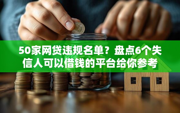 50家网贷违规名单？盘点6个失信人可以借钱的平台给你参考