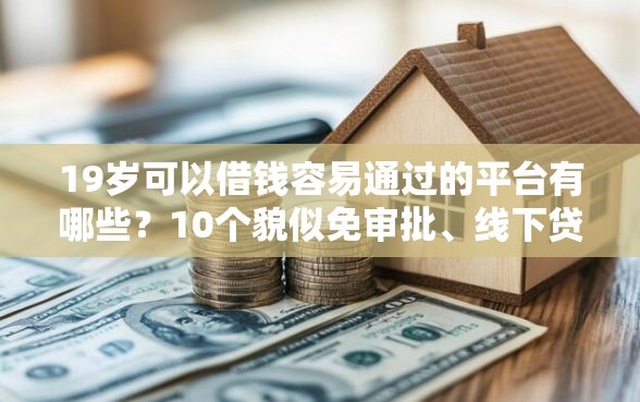 19岁可以借钱容易通过的平台有哪些？10个貌似免审批、线下贷款平台合集