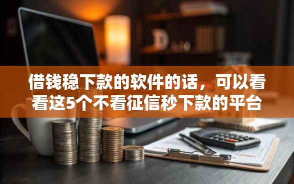 借钱稳下款的软件的话，可以看看这5个不看征信秒下款的平台