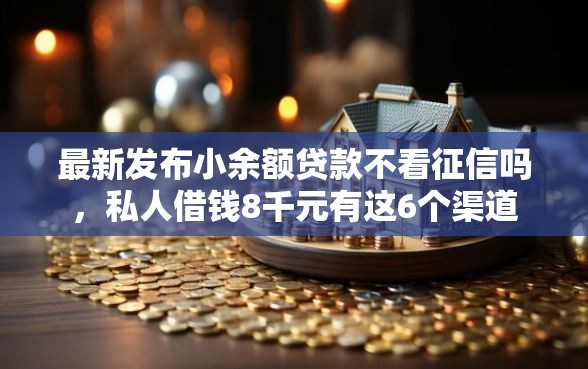 最新发布小余额贷款不看征信吗，私人借钱8千元有这6个渠道