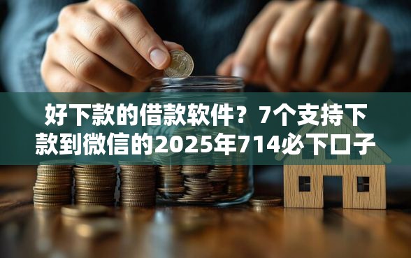 好下款的借款软件？7个支持下款到微信的2025年714必下口子借款平台