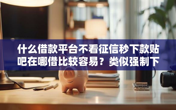 什么借款平台不看征信秒下款贴吧在哪借比较容易？类似强制下款的8个口子参考